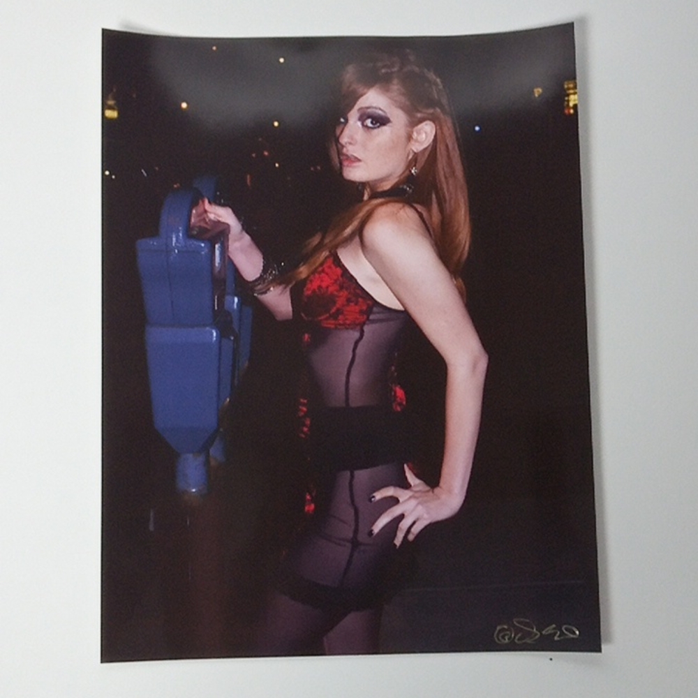 Adult Film Star Faye Reagan aka Valentine Signed Print